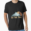 Hit The Trail Vintage Mountain Runner Retro Trail Running by Eloiburer809