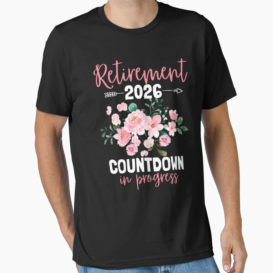 Retirement 2026 Countdown In Progress Floral by thebest-2studio