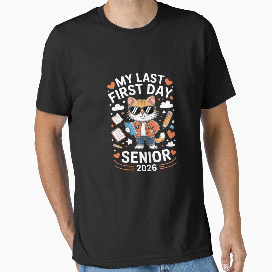 My Last First Day Senior 2026 Cat by HardcoreTour