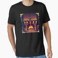 Cute Pixel Christmas Fireplace with Warm Glow and Stockings by BankMano