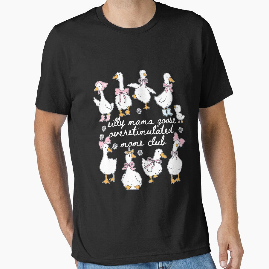 Silly Mama Goose Overstimulated Moms Club, Funny Mom Goos by Ariana De Amicis