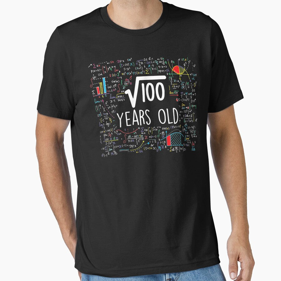 Kids Square Root Of 100 - 10Th Birthday 10 Years Old by HillyArts