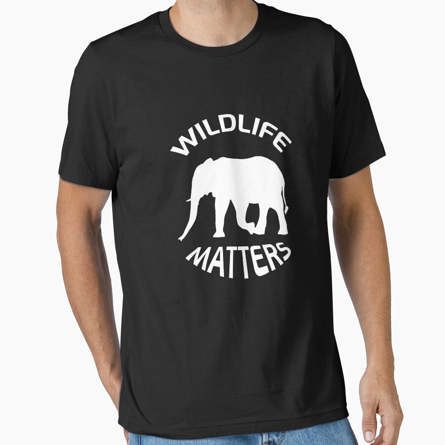 Wildlife matters design with a white elephant. protect the elephants, stop poaching! by NobelFashion