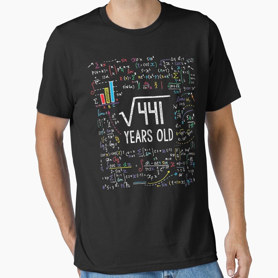 Square Root Of 441 21St Birthday 21 Year Old Gifts Math Bday by ElieserGomez