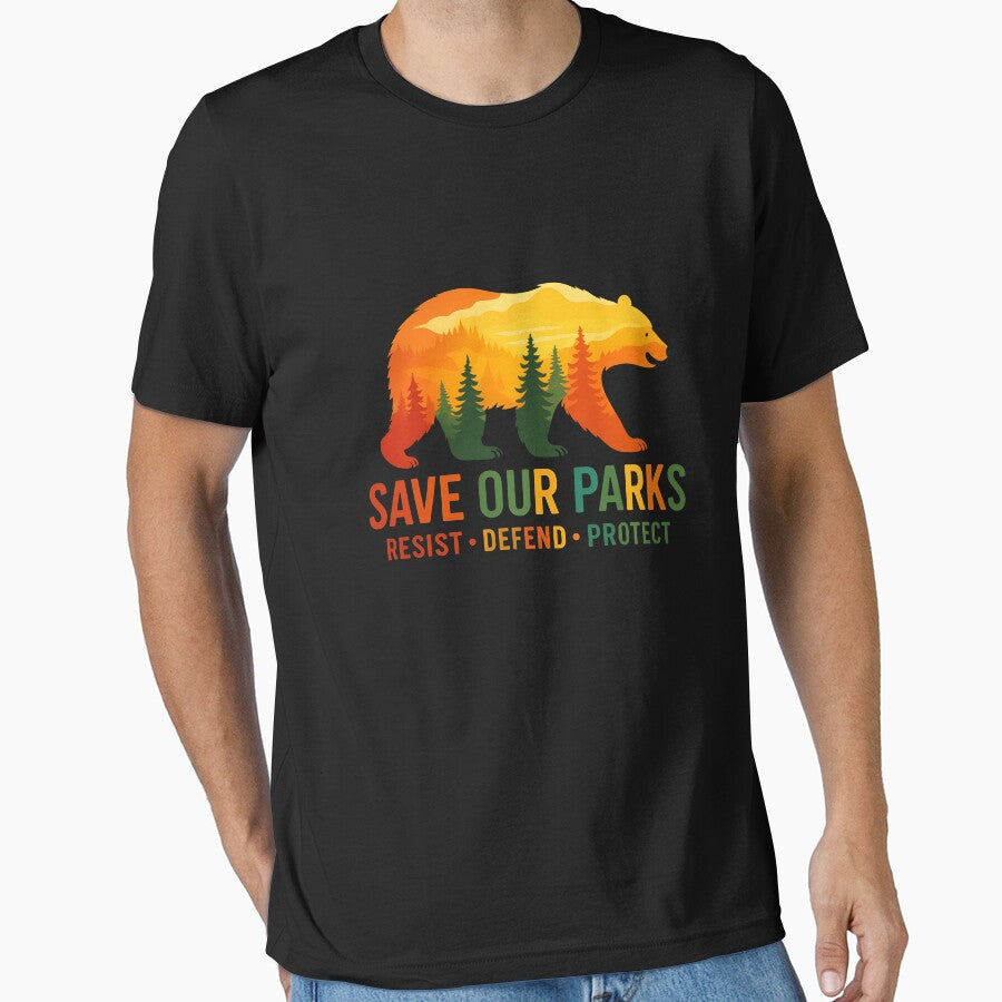 Protect our national parks - resist smokey the bear public lands by SkeletonsDanger