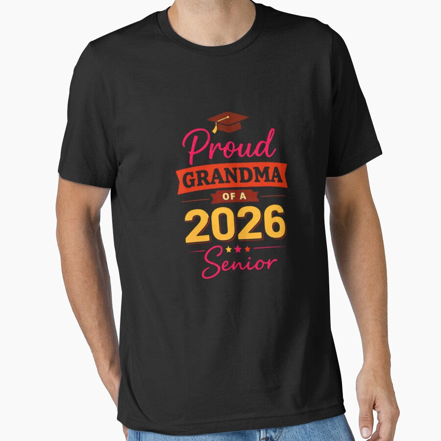 Proud Grandma of a 2026 Senior Graduation – Class of 2026 Proud Grandmother Design by bilal sibgui