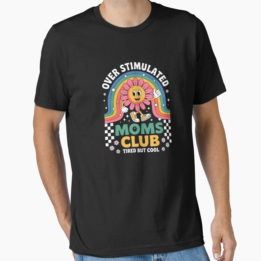 Women Overstimulated Moms Club Groovy Mothers Day0 by SyntaxClaw