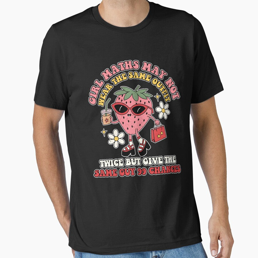 Girl Maths Give Same Guy 99 Chances Retro by joshamir