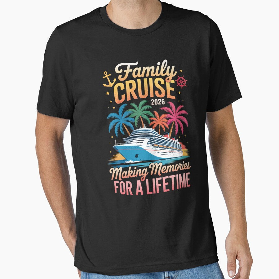 Family Cruise 2026 Family Matching Cruise Vacation by RayhendersonArt