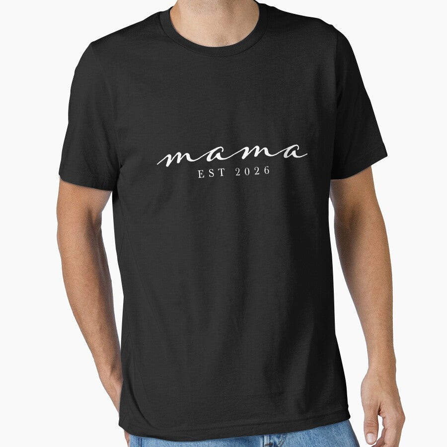 Mama est 2026, Mother's day gift, pregnancy reveal, babymoon gear, 2026 mom era by julexy