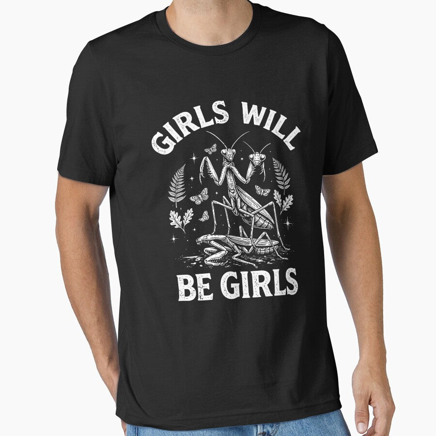 Girls Will Be Girls Ant Funny Dark Feminine Energy Gothic Meme by Kladhadredo