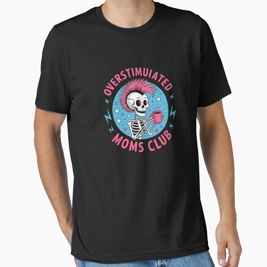 Womens Overstimulated Moms Club Neurodivergent Mental Mom H by SyntaxClaw