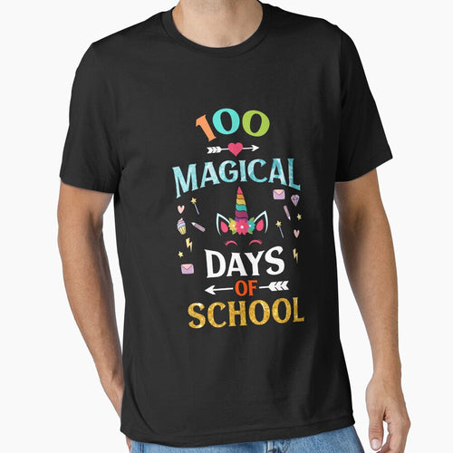 100 Magical Days Of School Unicorn 100th Teacher Students by stareongroup