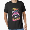 Feral Girl Summer Opossum Funny by kakashinn