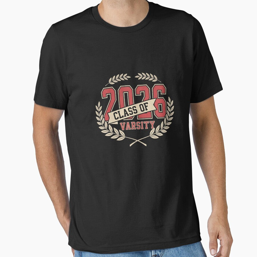 Class of 2026 varsity t-shirt by TheHappyHaul