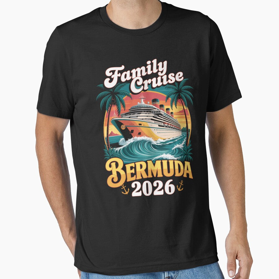Family Cruise Bermuda 2026 Summer Break Vacation Trips by TorjeARTStore