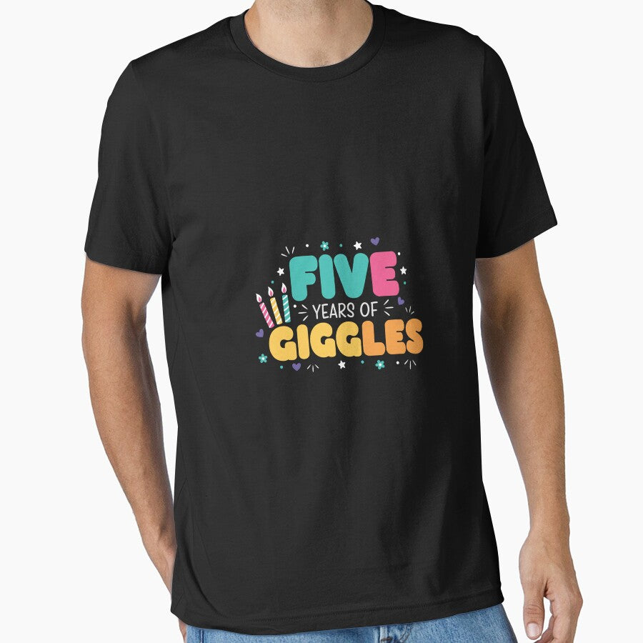 Five Years of Giggles: 5th Birthday Celebration Gift by Merchifyme2000