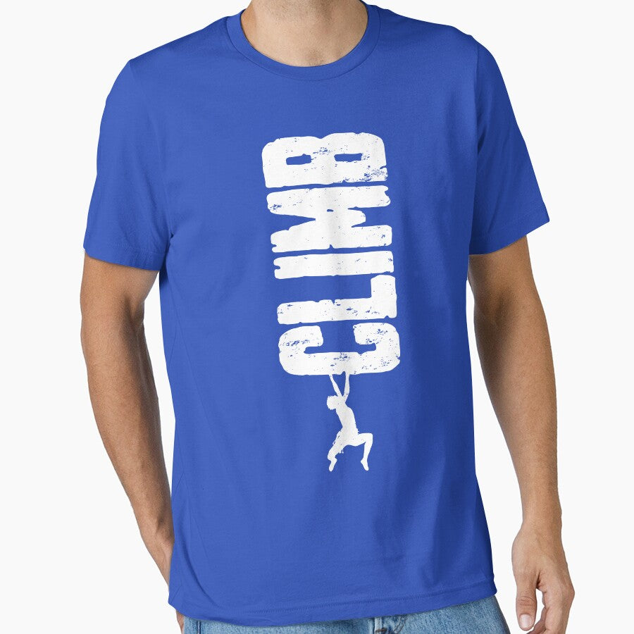Climb Rock Climbing Bouldering Vintage Vertical Climber Boy by GrandeDuc