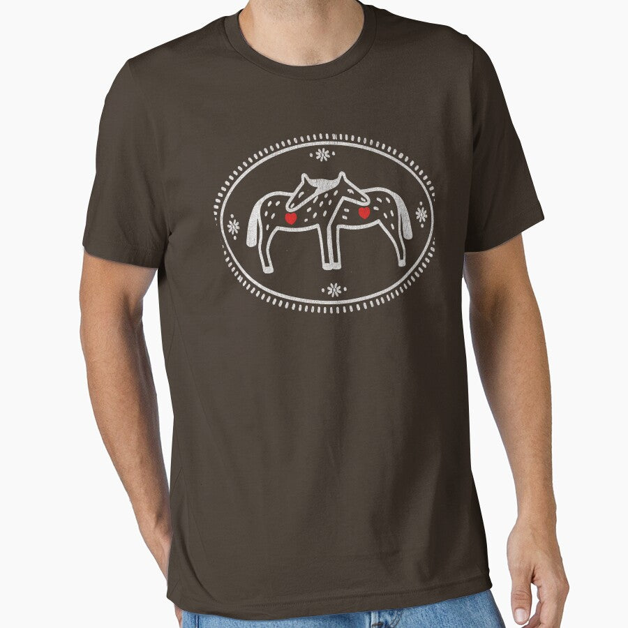 Hugging Horses - Cute Y2k Western Country Girl Aesthetic by RandyHaskins