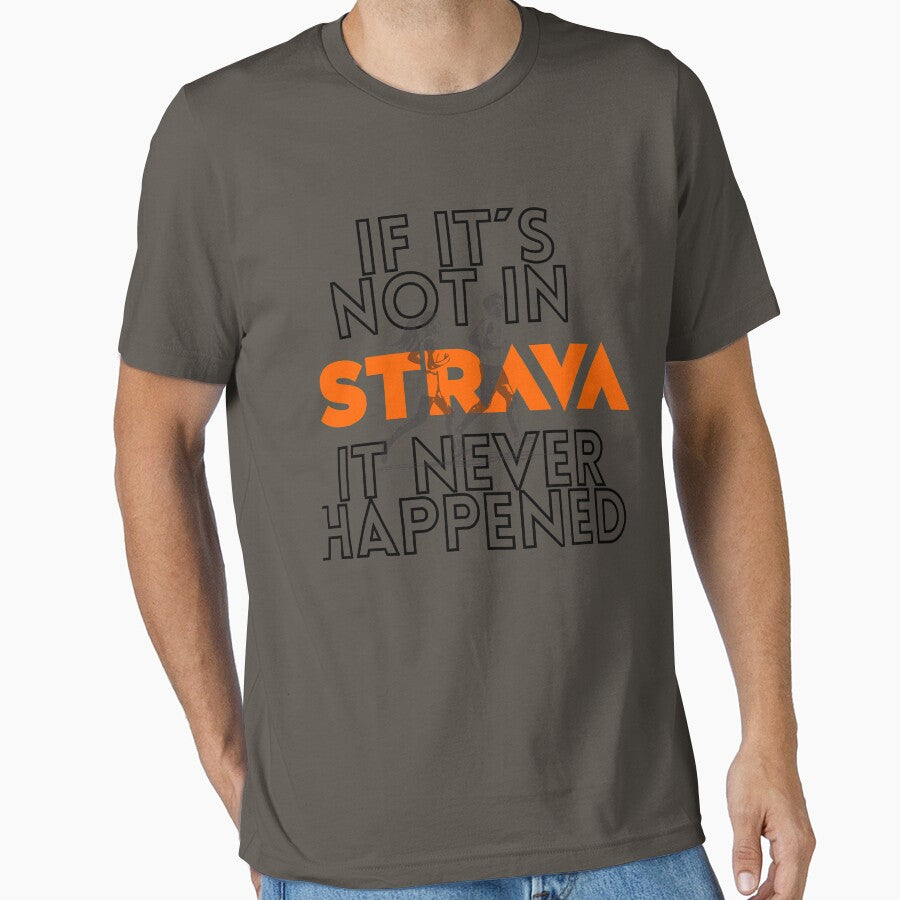 Running t-shirt "Not In STRAVA" by UltraRunners