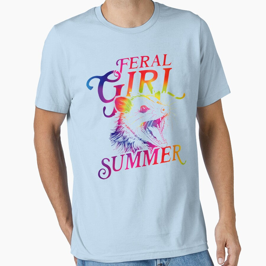 FERAL-GIRL-SUMMER-T-SHIRT-(3) by RalphBittners