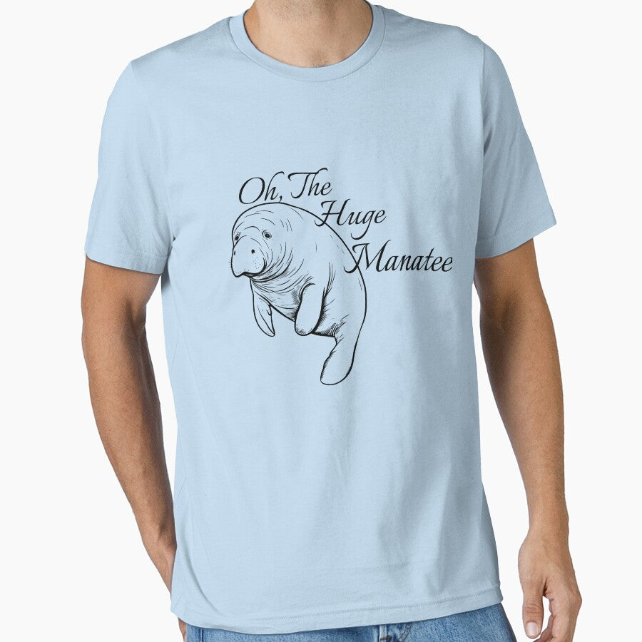 Oh The Huge Manatee Pun Design by Vileprint