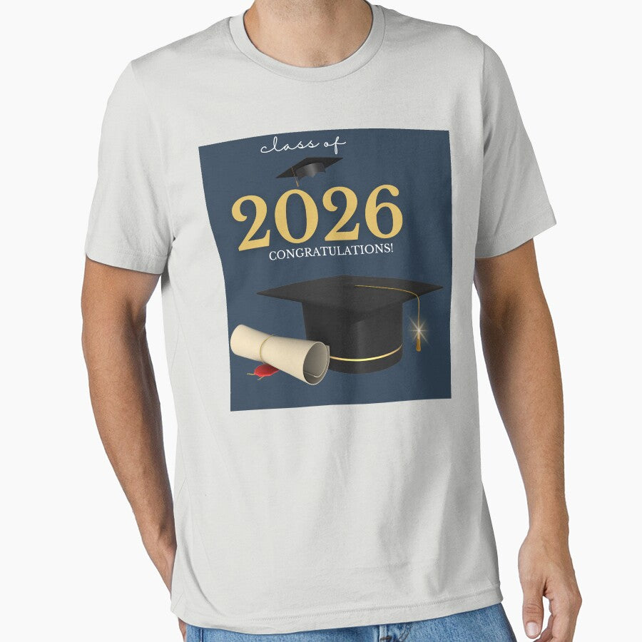 Class of 2026 – Graduation T-Shirt by Yusey Designs