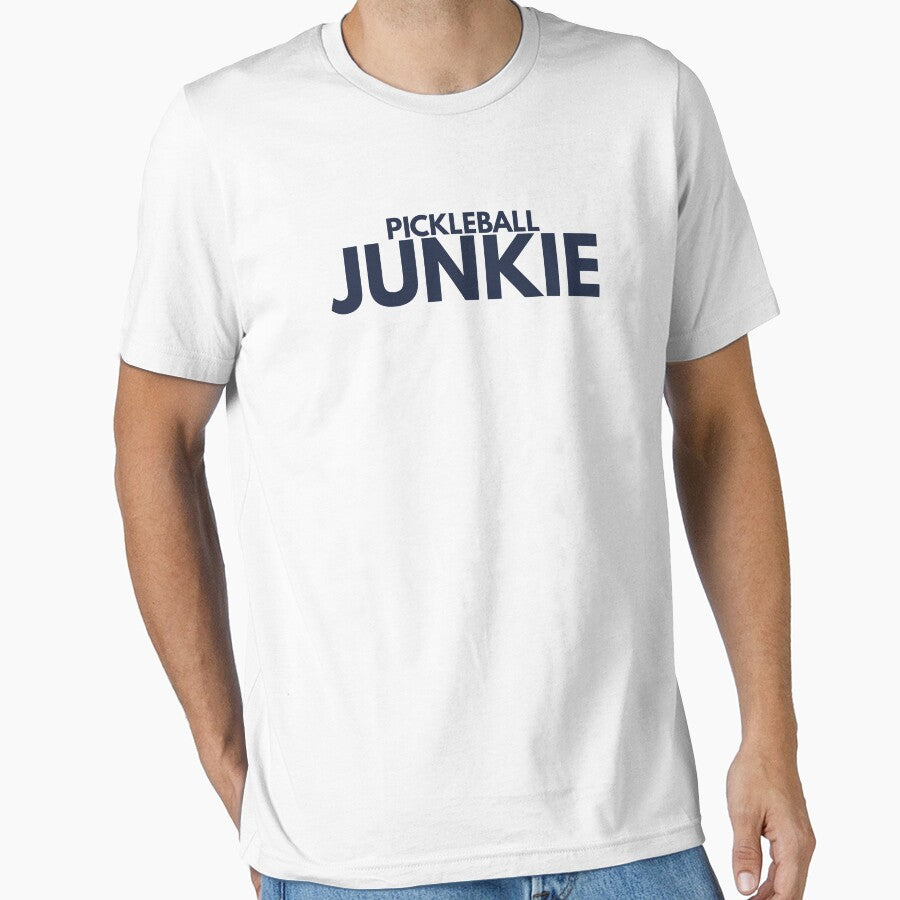 Pickleball Junkie Funny Pickleball Player Shirt by The Daily Goods