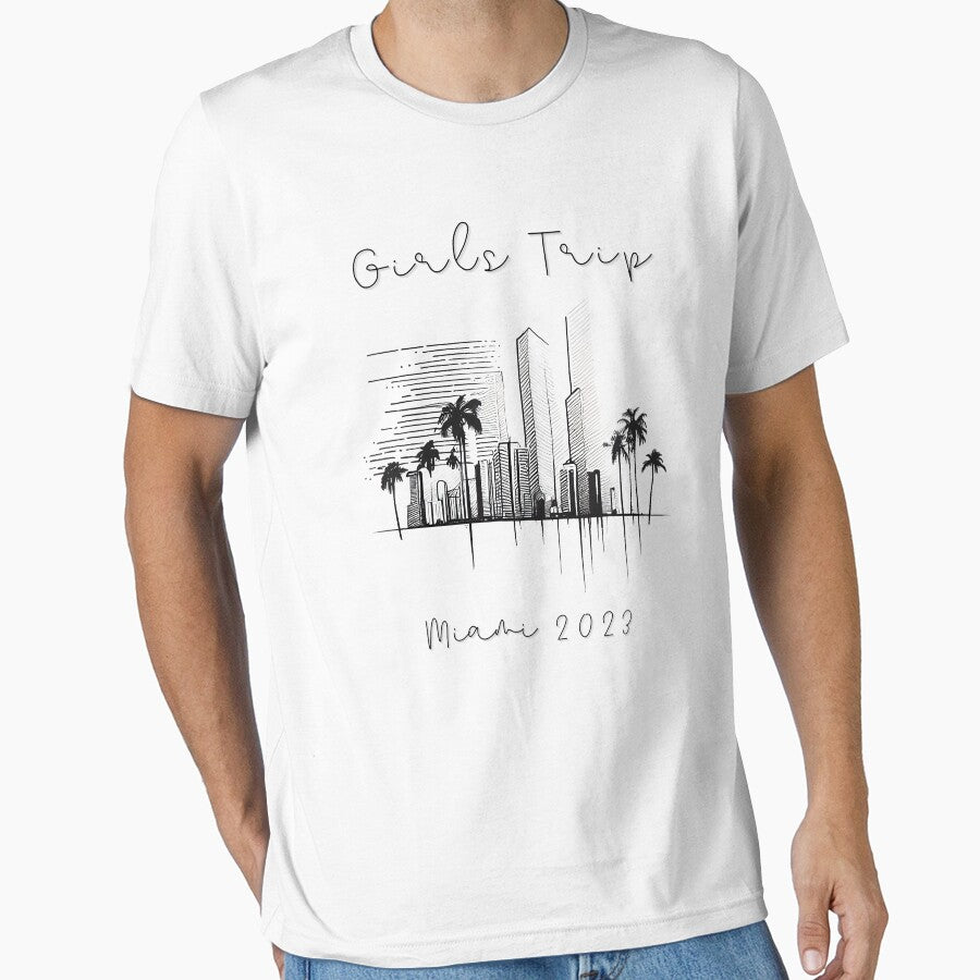 Girls Trip to Miami 2023: Glamorous Miami, Palm Trees, simple design, minimalist shapes with clean lines, modern and elegant look, stylish and classic appeal (4) by TourDePassion