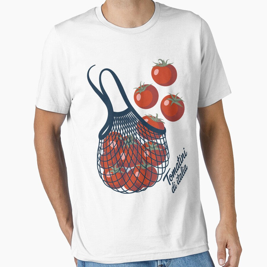 Tomato Bag Girl Summer Gardening Farmer Aesthetic by nicomitchell