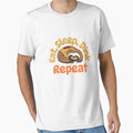 Eat, Sleep, Dink, Repeat Sloth by PatchyPrints