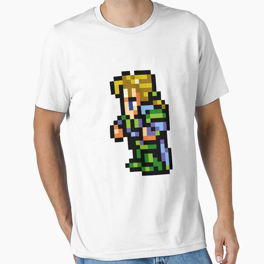Final Fantasy VI - Edgar Sprite by SpriteZone
