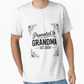Promoted to Grandma Est. 2026 New Grandma Gift Baby Announcement T-Shirt by podlook