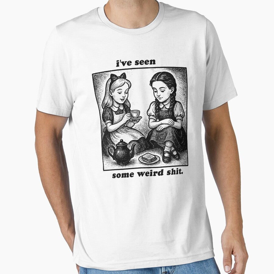Retro I've Seen Some Weird Stuff T-Shirt – Girls Aesthetic Tee – Silly Shirts Lover T-shirt Tshirt Tee Tees Vintage Meme by samidsou