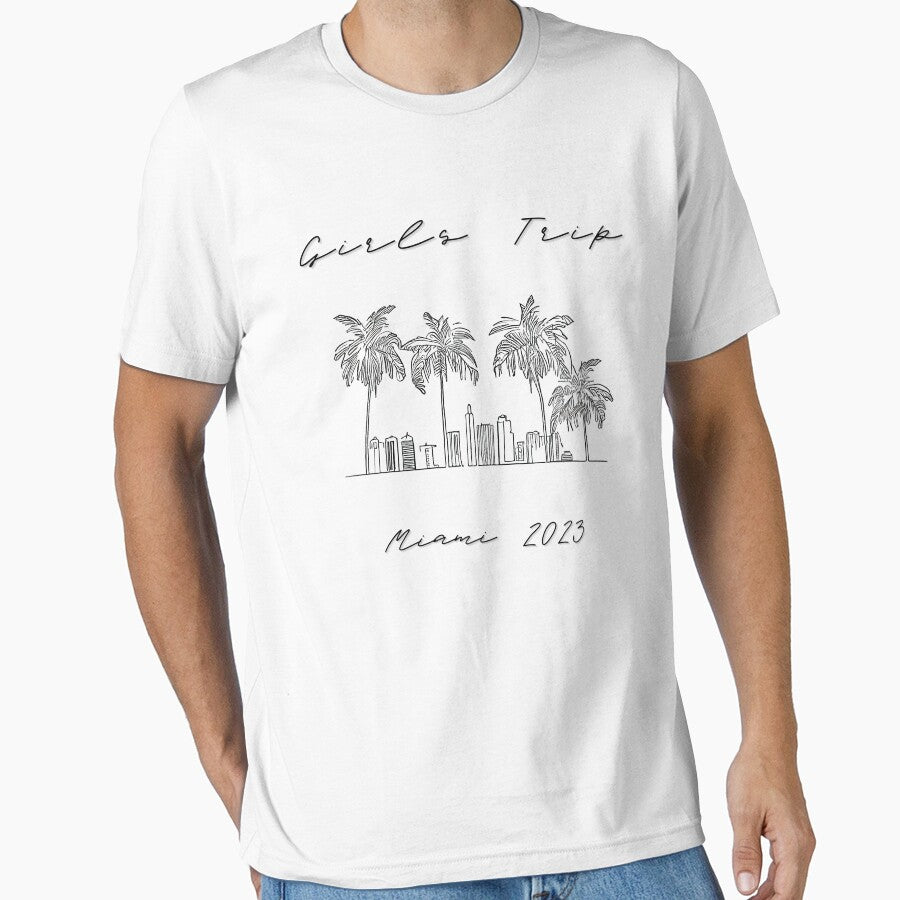 Girls Trip to Miami 2023: Glamorous Miami, Palm Trees, simple design, minimalist shapes with clean lines, modern and elegant look, stylish and classic appeal (7) by TourDePassion