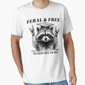 Feral and Free 2026 Shirt Funny Graduation Tee Senior 2026 Outfit Chaos Aesthetic Grad Gift by LessIsLoud