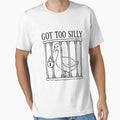 Got Too Silly - Funny Goose in Jail Meme & Chaos by SlocifieShop