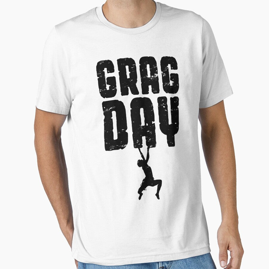 Grag Day Rock Climbing Bouldering Funny Climber Boy by GrandeDuc