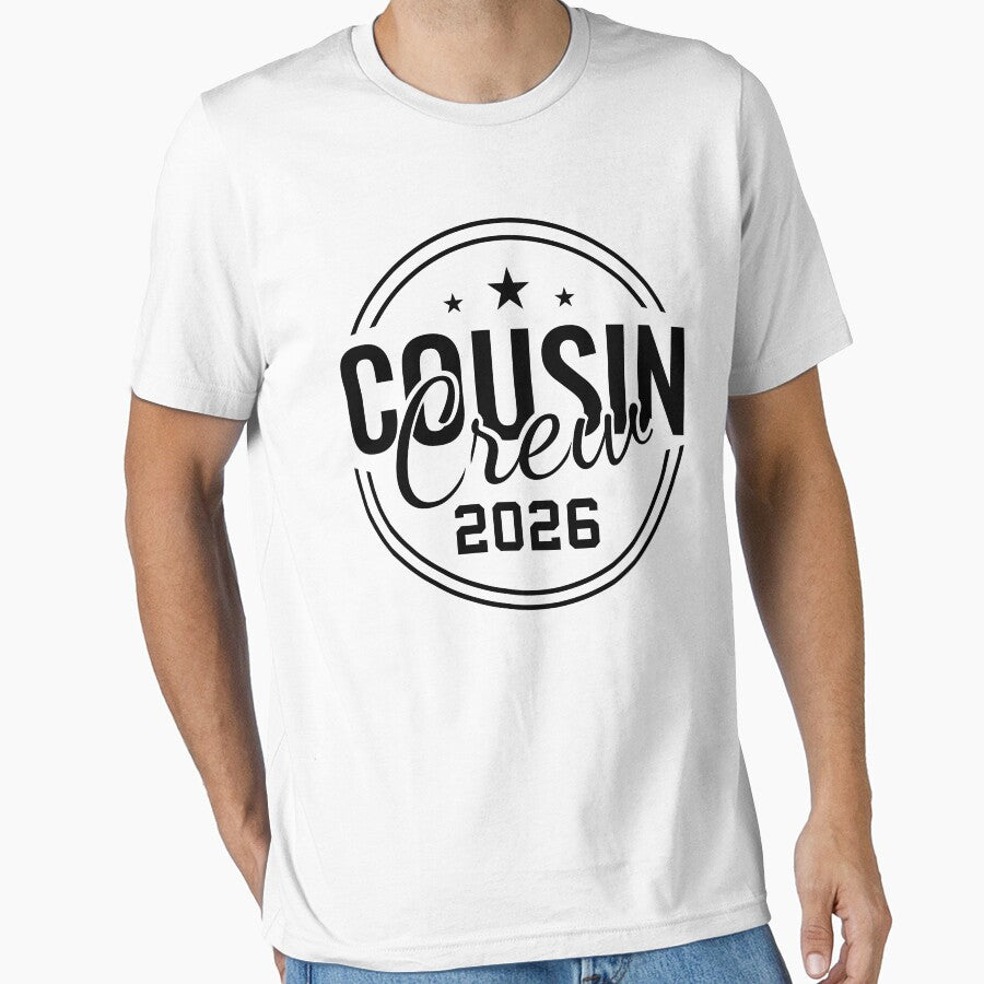 Cousin Crew 2026  – Matching Cousins Family Reunion & Beach Vacation Tee by PixelWaveBD
