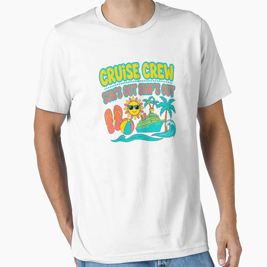 Cruise Crew Sun's Out Ship's Out Matching Cruise Group and Cruise Squad by Yellowriversss