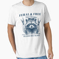 Senior 2026 Graduation Shirt Feral and Free Class of 2026 Tee Grad Gift Funny Graduation Outfit by LessIsLoud