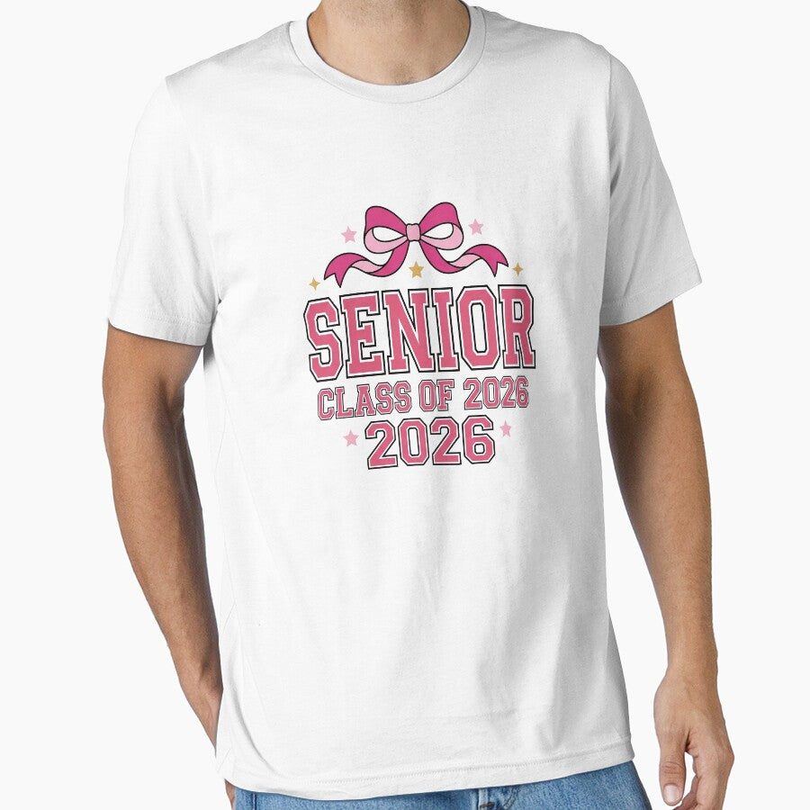 Senior Class of 2026 Graduation Pink Bow by Verycutethings