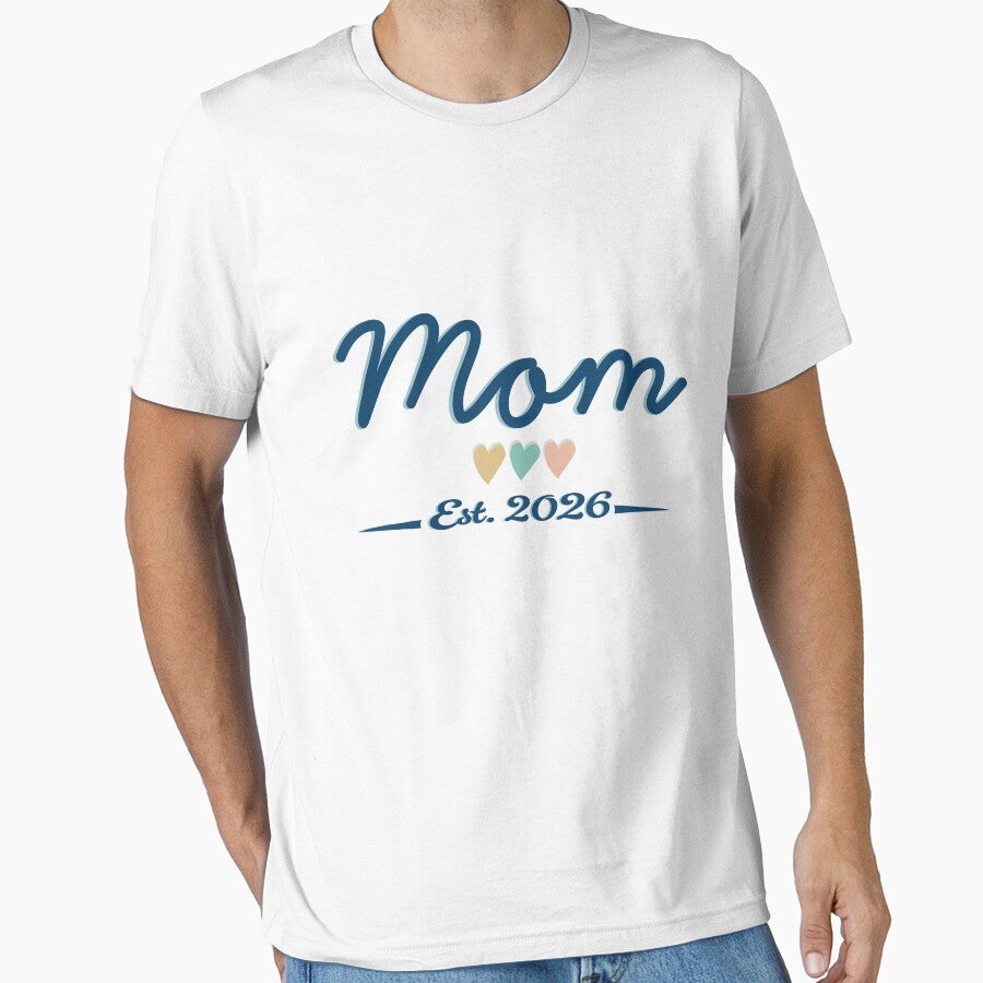 Mom Est 2026 Design - Cute Mommy & Me Matching by Ritesh Digify Store