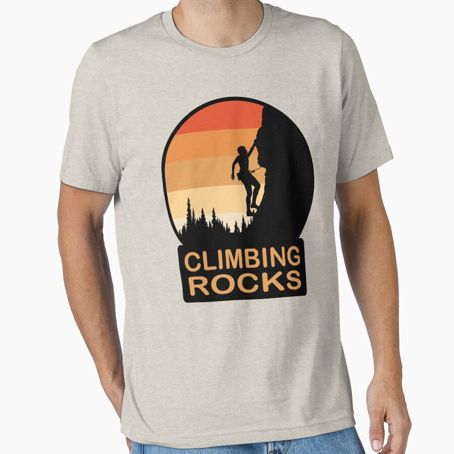 Climbing Rocks Funny Rock Climber Pun for Mountain Climbing Lovers Humor by Bad Kitty Designz