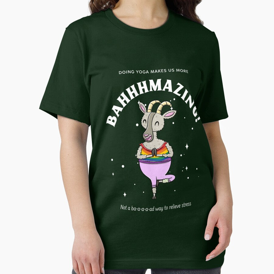 Funny goat yoga - yoga lgbtq by ImaginarStore