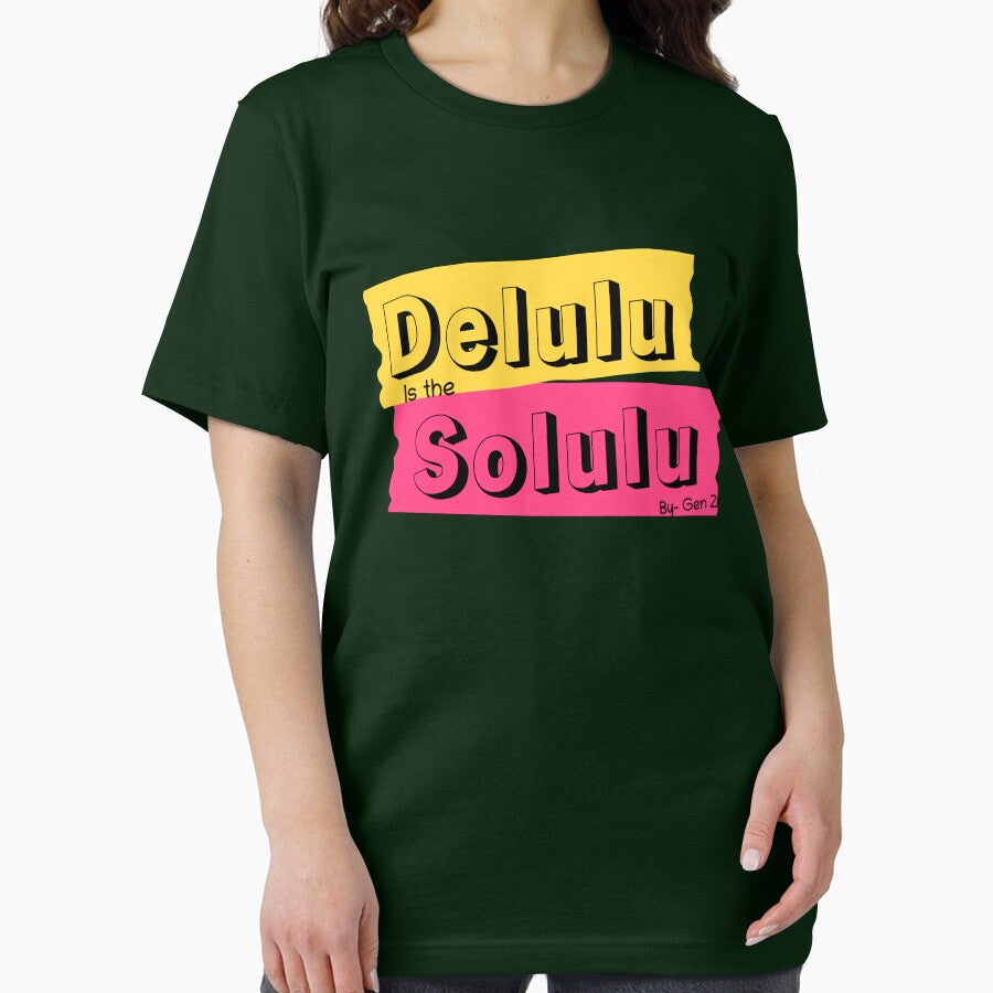 Delulu Solulu - Trendy Gen Z Typography by Mini Pixel Perfect Co.