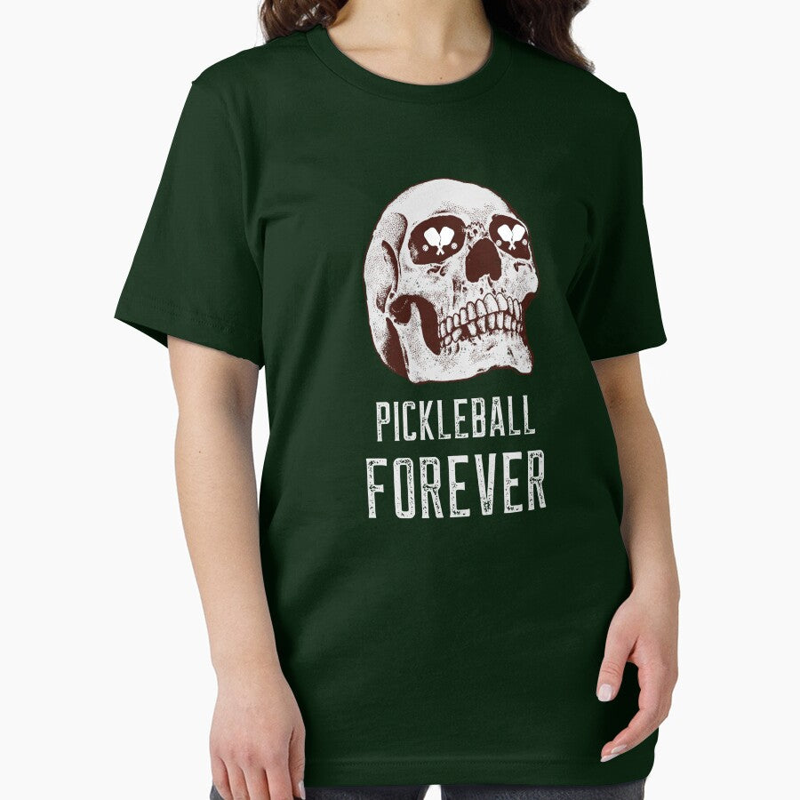 Pickleball Forever Skull Paddles T-Shirt by Republic of Wit