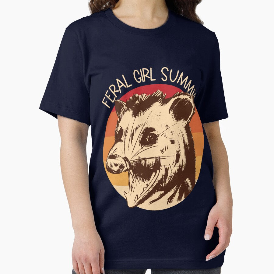 Feral Girl Summer Possum Retro Women's Feral Girl Summer Gear by DynamicDesign
