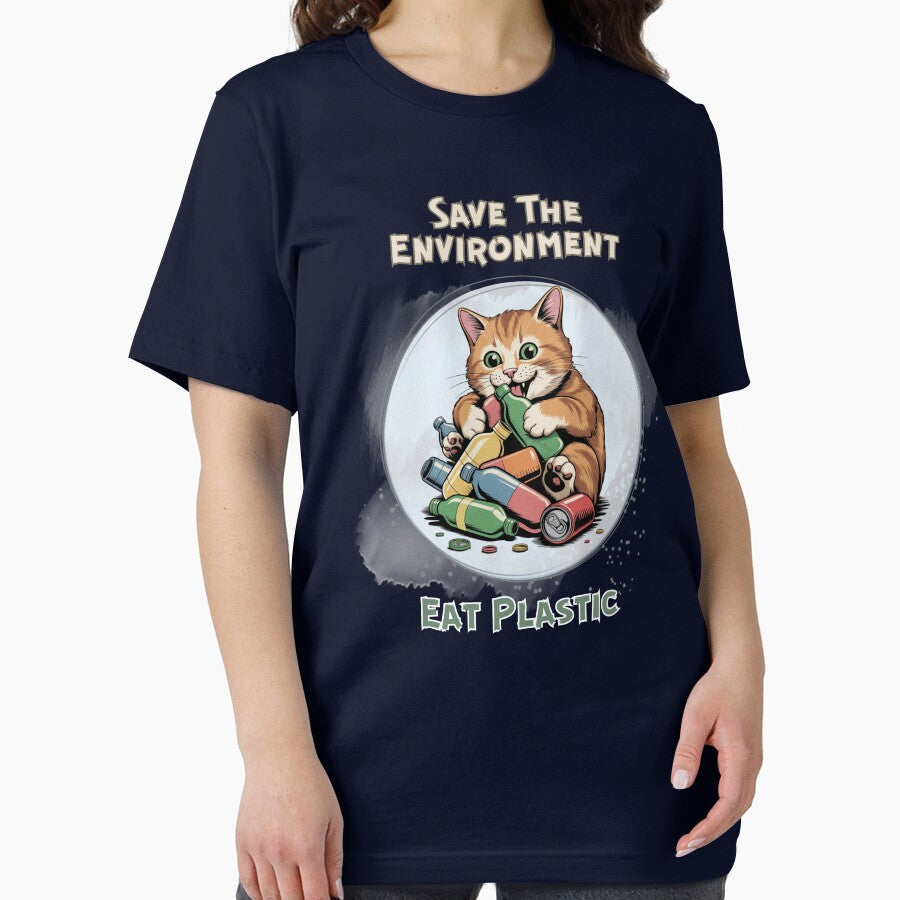 Save The Environment Eat Plastic by Artur-GrafiTee