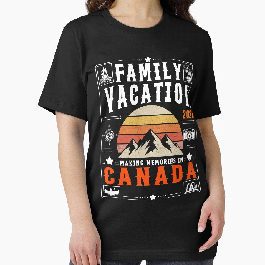 Family Vacation Canada 2026 Mountain Memories by FreshVibe Prints